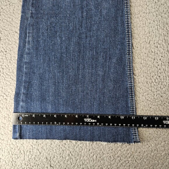 Ariat Jeans Womens 32 Short (34x30) Blue Real Denim High Rise Flare Western - Picture 12 of 16
